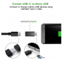 Adapter USB-C hunn til Micro-USB hann