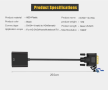 DVI-D til VGA adapter