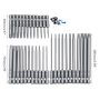 Sikkerhets-torx lange